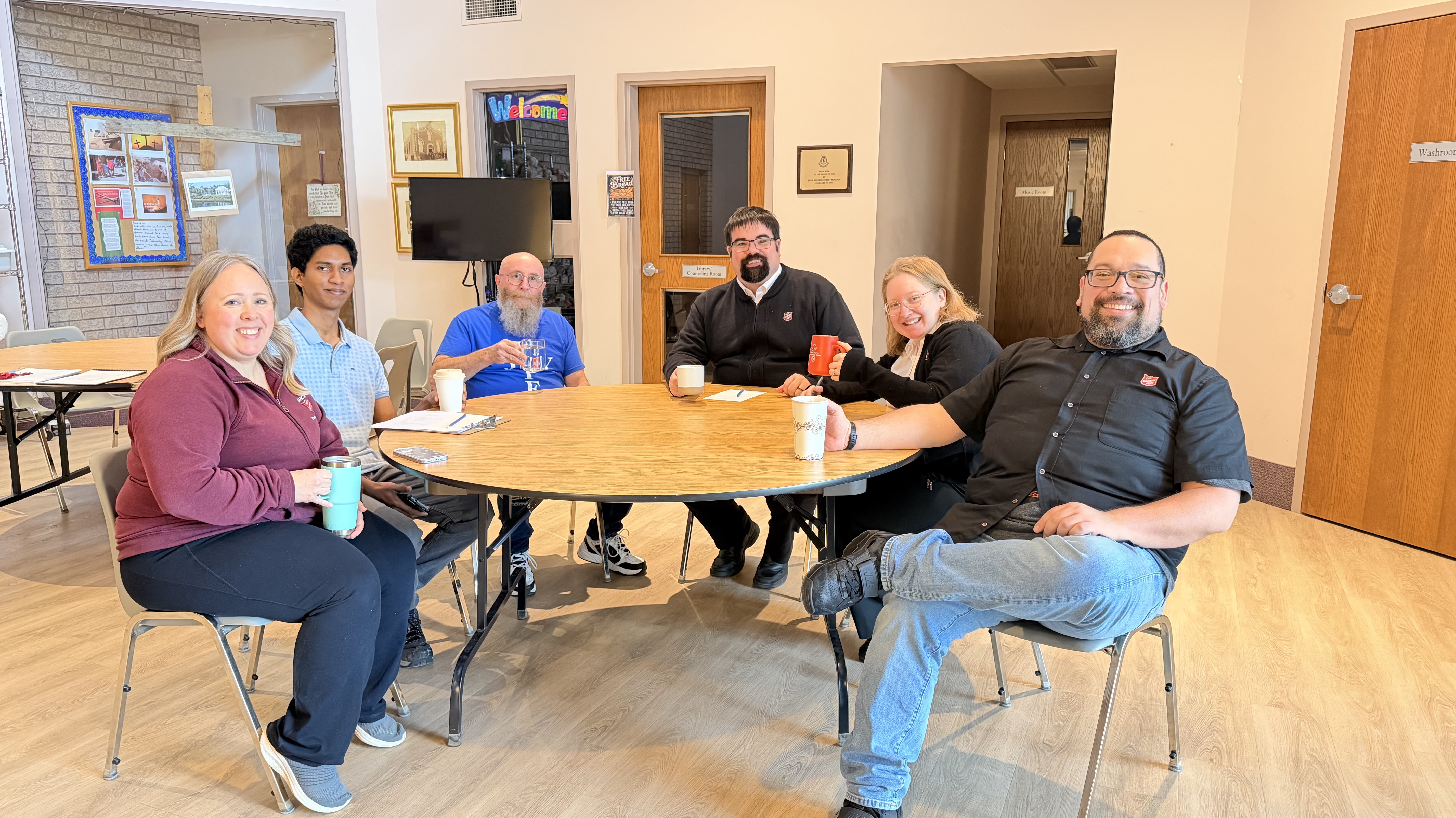 Manna cafe being held